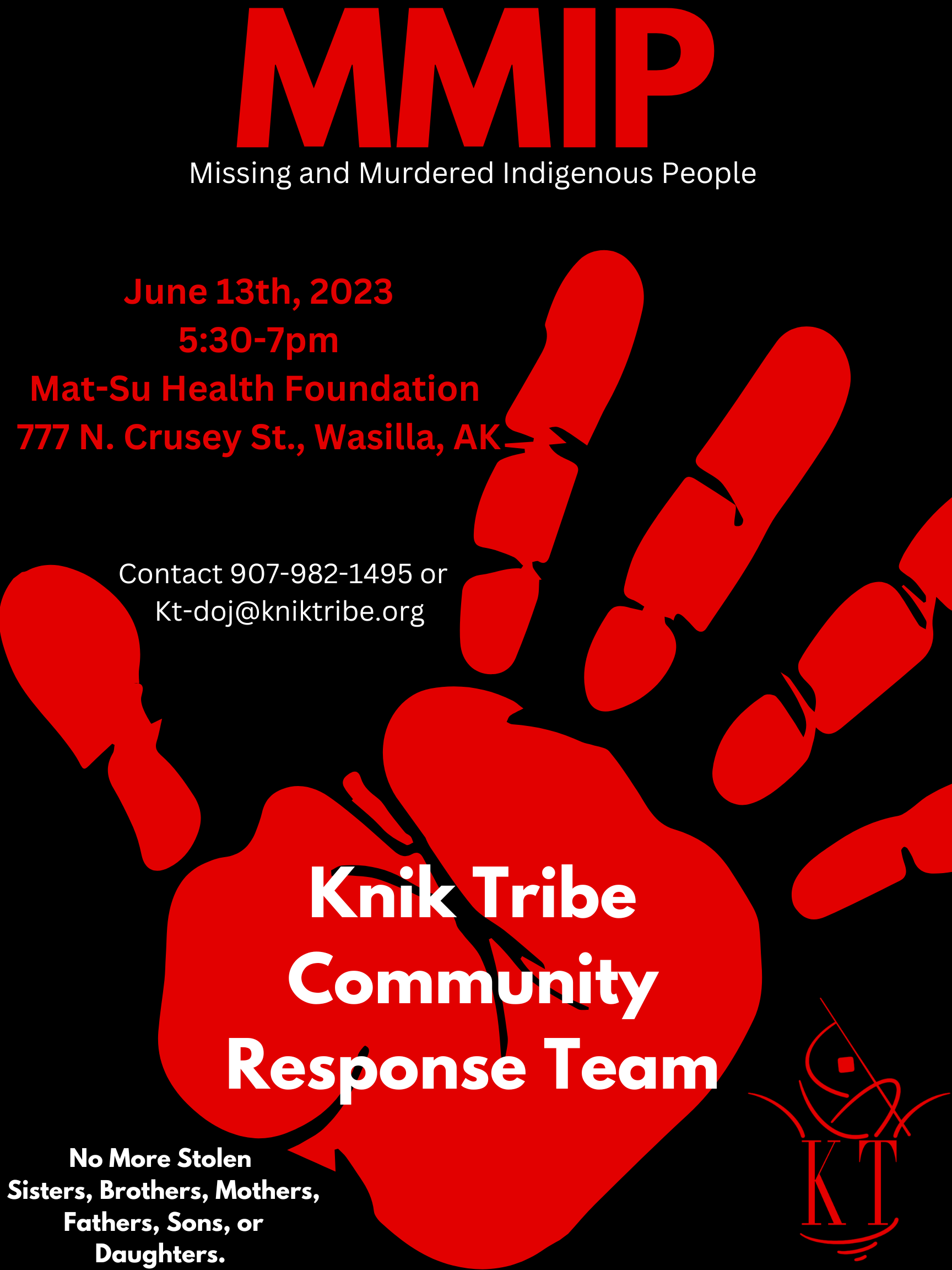 Missing and Murdered Indigenous People Community Cafe and Response Team Meeting
