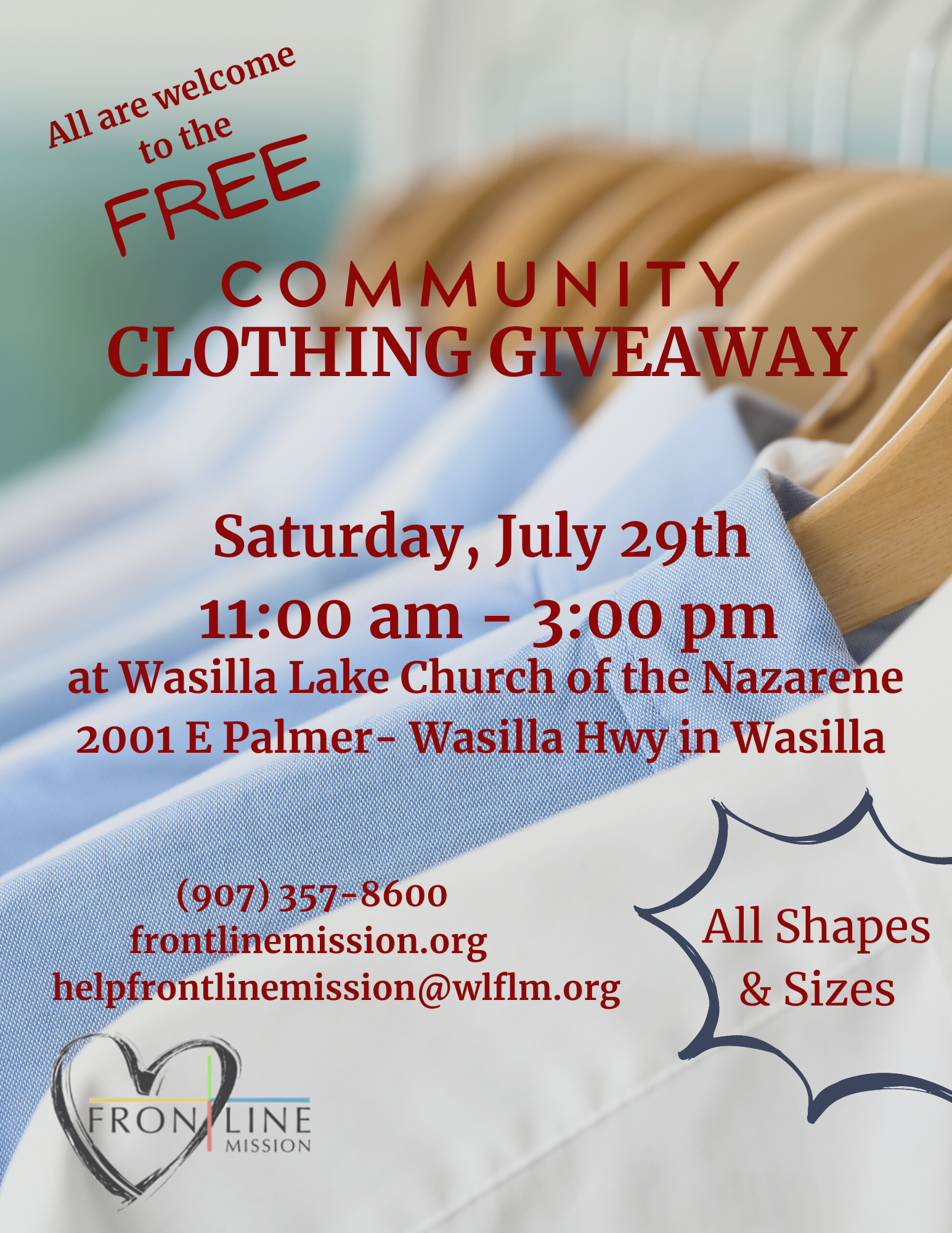 2023 Community Clothing Giveaway