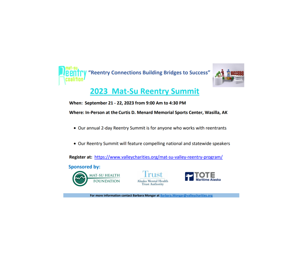 2023 MatSu Reentry Summit Connect MatSu