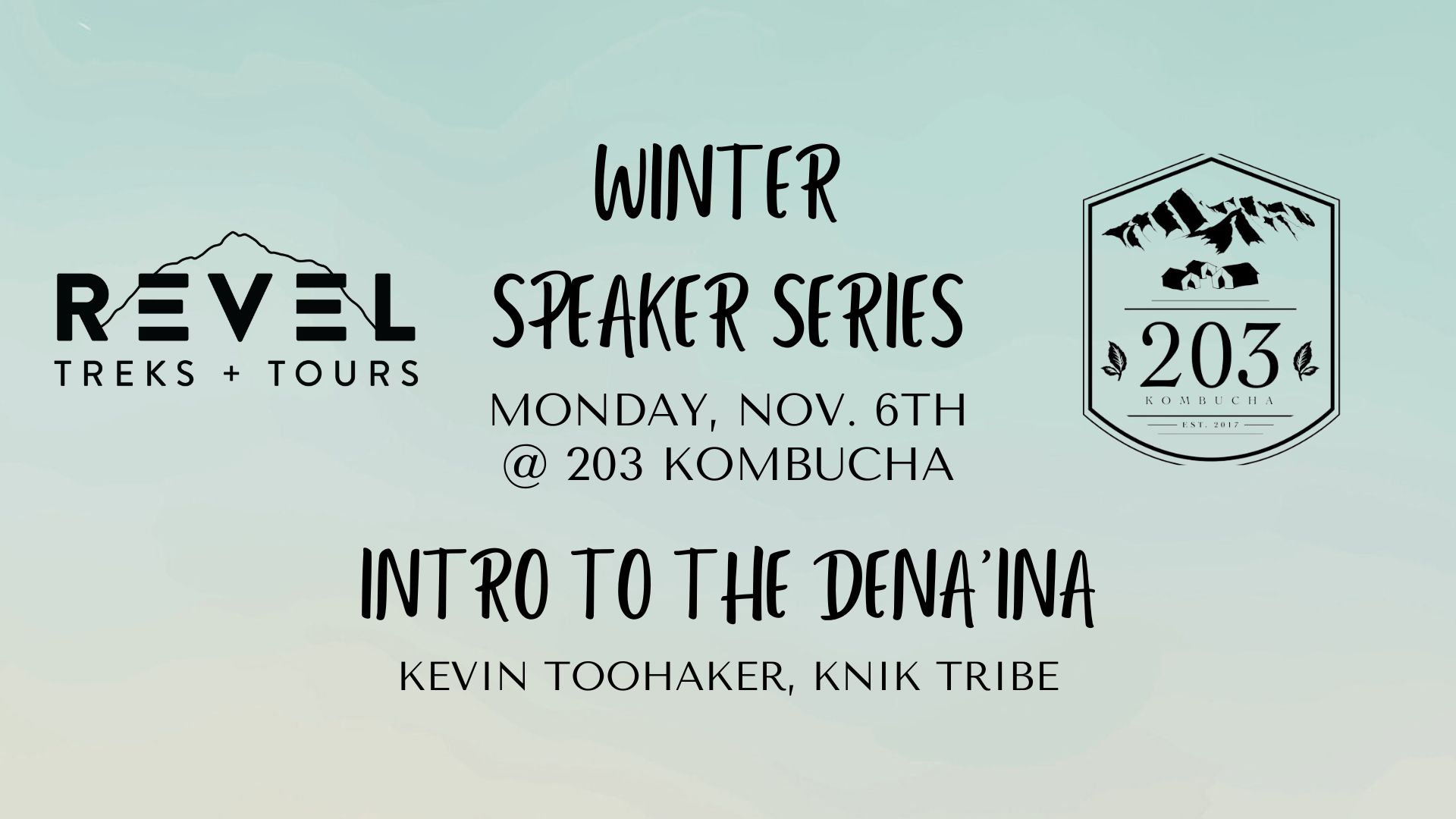 Winter speaker series- Intro to the Dena'ina