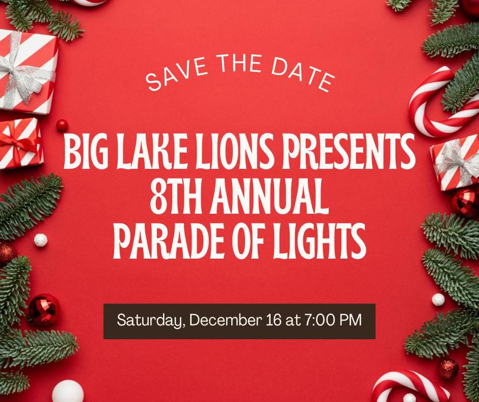 Big Lake Lions 8th Annual Parade of Lights