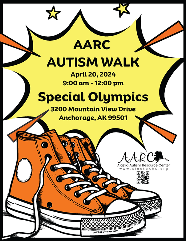 Alaska Autism Resource Center Autism Awareness Walk Flyer