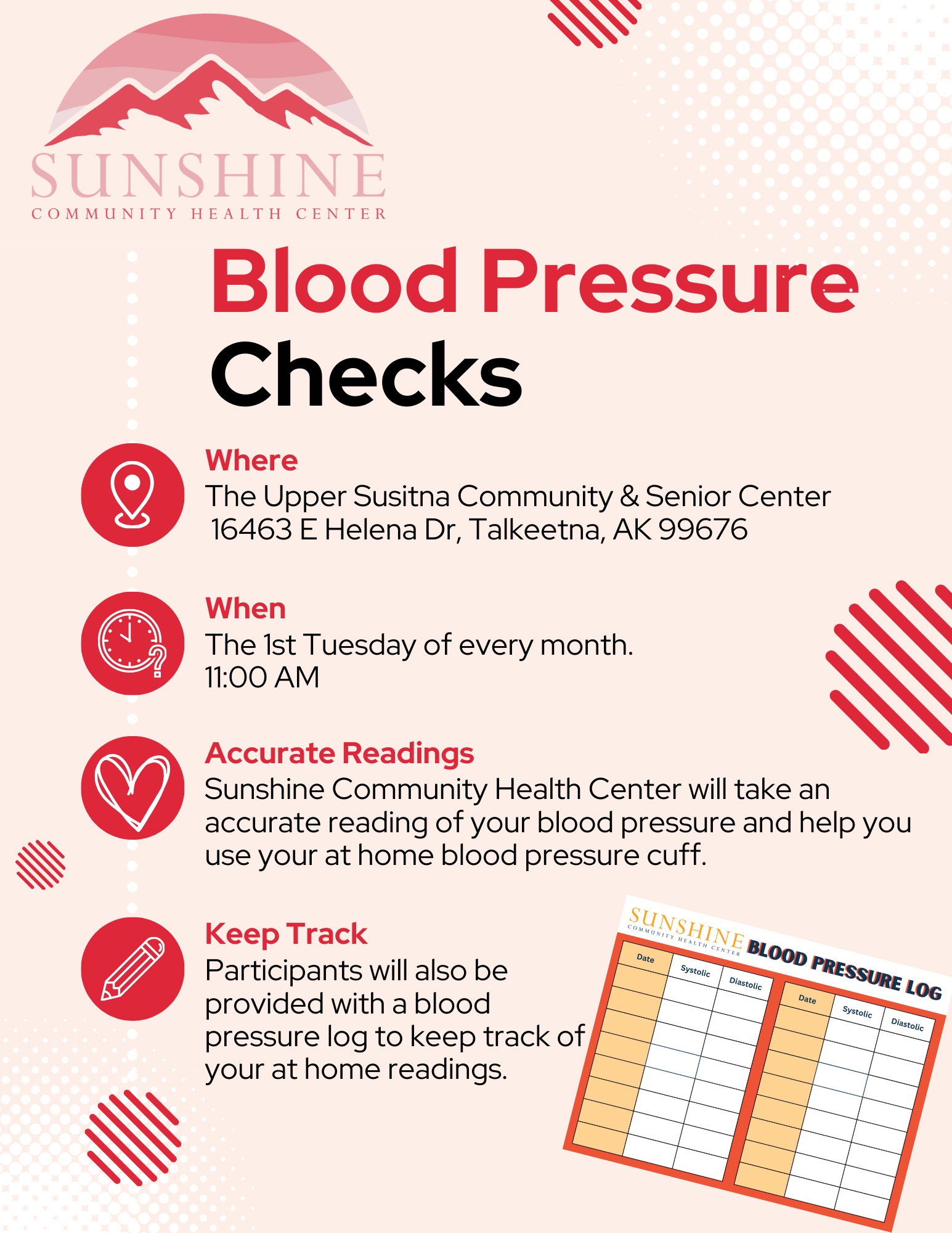 Free Blood Pressure Checks